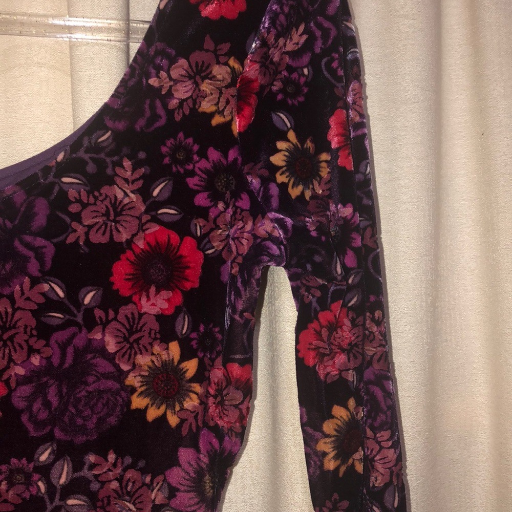 Velvet Print Dress - Candies x Britney Spears